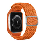 Pulseira de Substituição Integrada com Trança e Fivela em Moldura TPU Para Apple Watch Series, 6 & SE & 5 & 4 40mm / 3 & 2 & 1 38mm, 6 & SE & 5 & 4 44mm / 3 & 2 & 1 42mm