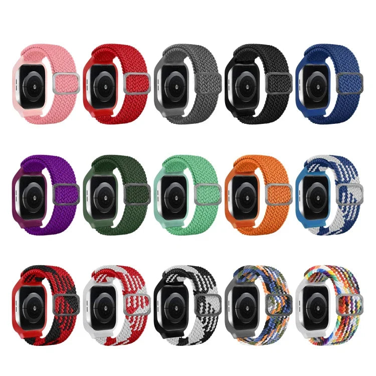 Pulseira de Substituição Integrada com Trança e Fivela em Moldura TPU Para Apple Watch Series, 6 & SE & 5 & 4 40mm / 3 & 2 & 1 38mm, 6 & SE & 5 & 4 44mm / 3 & 2 & 1 42mm
