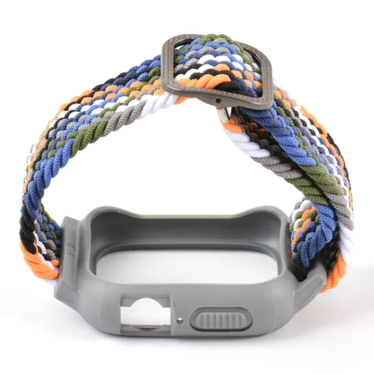 Pulseira de Substituição Integrada com Trança e Fivela em Moldura TPU Para Apple Watch Series, 6 & SE & 5 & 4 40mm / 3 & 2 & 1 38mm, 6 & SE & 5 & 4 44mm / 3 & 2 & 1 42mm