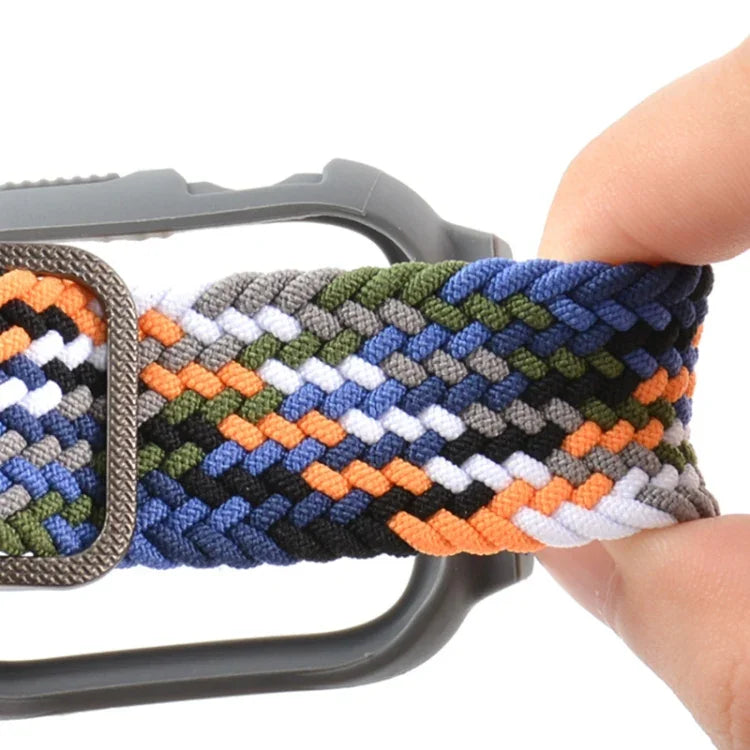 Pulseira de Substituição Integrada com Trança e Fivela em Moldura TPU Para Apple Watch Series, 6 & SE & 5 & 4 40mm / 3 & 2 & 1 38mm, 6 & SE & 5 & 4 44mm / 3 & 2 & 1 42mm