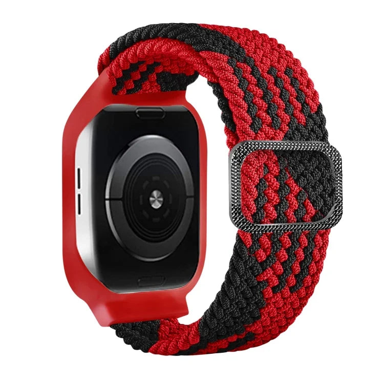 Pulseira de Substituição Integrada com Trança e Fivela em Moldura TPU Para Apple Watch Series, 6 & SE & 5 & 4 40mm / 3 & 2 & 1 38mm, 6 & SE & 5 & 4 44mm / 3 & 2 & 1 42mm