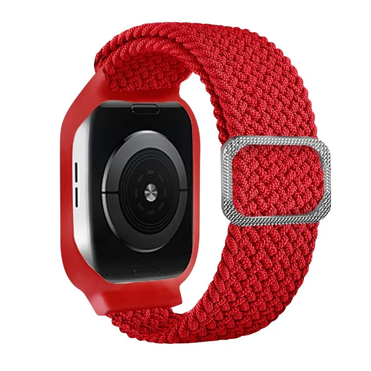 Pulseira de Substituição Integrada com Trança e Fivela em Moldura TPU Para Apple Watch Series, 6 & SE & 5 & 4 40mm / 3 & 2 & 1 38mm, 6 & SE & 5 & 4 44mm / 3 & 2 & 1 42mm