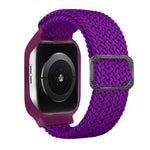 Pulseira de Substituição Integrada com Trança e Fivela em Moldura TPU Para Apple Watch Series, 6 & SE & 5 & 4 40mm / 3 & 2 & 1 38mm, 6 & SE & 5 & 4 44mm / 3 & 2 & 1 42mm