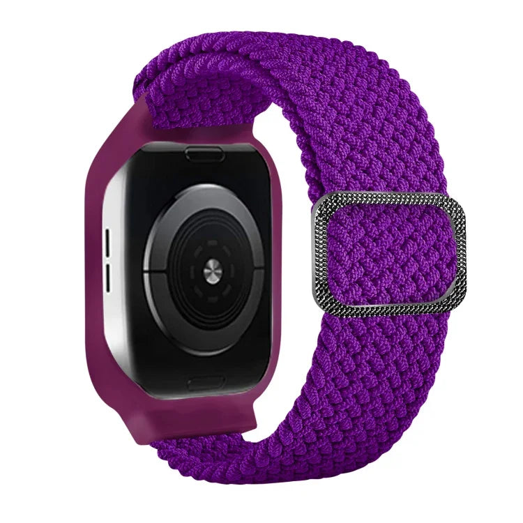 Pulseira de Substituição Integrada com Trança e Fivela em Moldura TPU Para Apple Watch Series, 6 & SE & 5 & 4 40mm / 3 & 2 & 1 38mm, 6 & SE & 5 & 4 44mm / 3 & 2 & 1 42mm