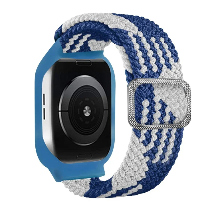 Pulseira de Substituição Integrada com Trança e Fivela em Moldura TPU Para Apple Watch Series, 6 & SE & 5 & 4 40mm / 3 & 2 & 1 38mm, 6 & SE & 5 & 4 44mm / 3 & 2 & 1 42mm