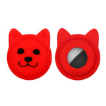 Cute Cartoon Pet Collar Anti-lost Tracker Silicone Case For AirTag 2nd Gen / AirTag 1st Gen, Serious Face, Naughty Smiley, Hanhan Smile, Naughty Smile