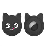 Cute Cartoon Pet Collar Anti-lost Tracker Silicone Case For AirTag 2nd Gen / AirTag 1st Gen, Serious Face, Naughty Smiley, Hanhan Smile, Naughty Smile