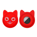 Cute Cartoon Pet Collar Anti-lost Tracker Silicone Case For AirTag 2nd Gen / AirTag 1st Gen, Serious Face, Naughty Smiley, Hanhan Smile, Naughty Smile