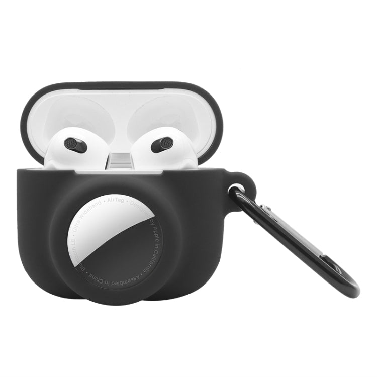 Capa Protetora de Silicone Resistente e Amortecedora 2 em 1 com Cobertura Total para AirPods 3 / AirTag 2ª Geração / AirTag 1ª Geração, Para AirPods 3 / AirTag