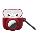 Capa Protetora de Silicone Resistente e Amortecedora 2 em 1 com Cobertura Total para AirPods 3 / AirTag 2ª Geração / AirTag 1ª Geração, Para AirPods 3 / AirTag