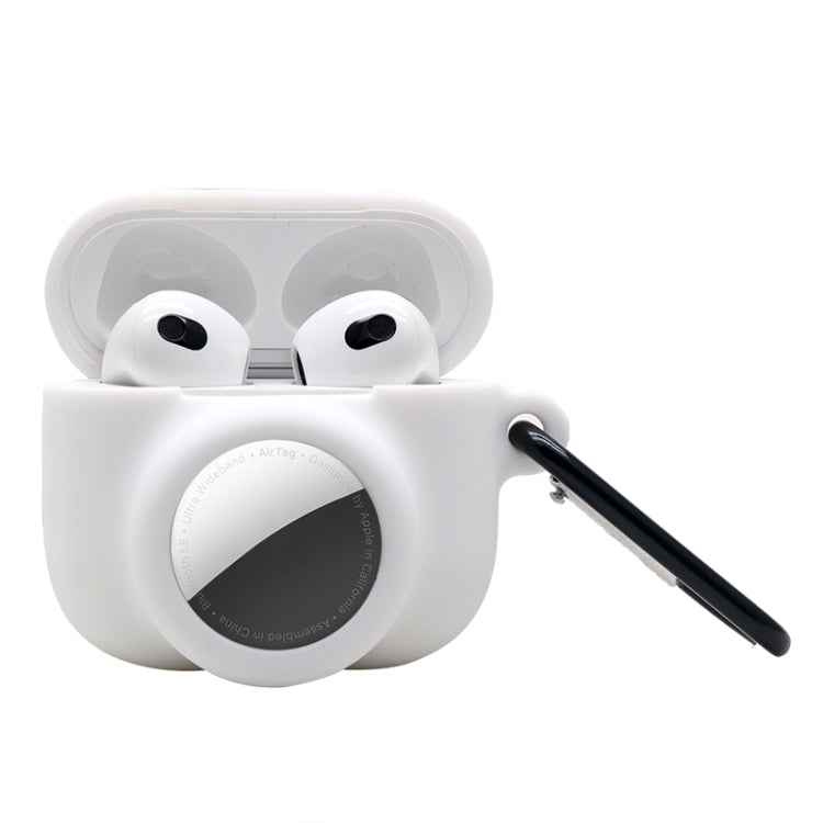 Capa Protetora de Silicone Resistente e Amortecedora 2 em 1 com Cobertura Total para AirPods 3 / AirTag 2ª Geração / AirTag 1ª Geração, Para AirPods 3 / AirTag