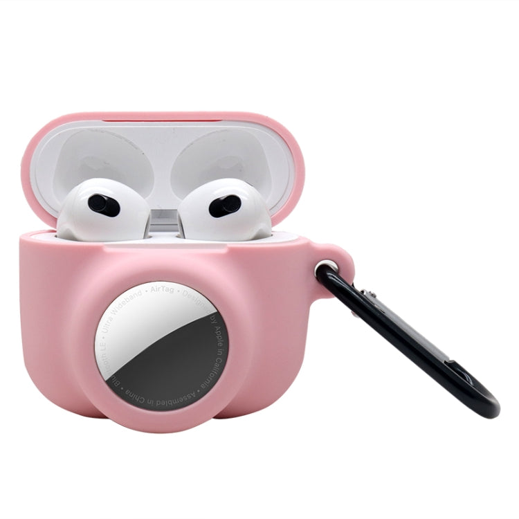 Capa Protetora de Silicone Resistente e Amortecedora 2 em 1 com Cobertura Total para AirPods 3 / AirTag 2ª Geração / AirTag 1ª Geração, Para AirPods 3 / AirTag