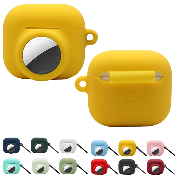 Capa Protetora de Silicone Resistente e Amortecedora 2 em 1 com Cobertura Total para AirPods 3 / AirTag 2ª Geração / AirTag 1ª Geração, Para AirPods 3 / AirTag