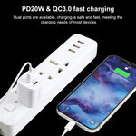 20WACB Carregador Rápido 20W QC3.0 + PD, Ficha AU, Ficha UE, Ficha EUA