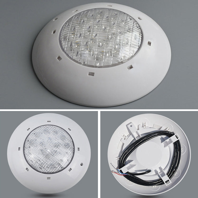 Lâmpada de Parede para Piscina em Plástico ABS, Luz Subaquática, 6W, 9W, 12W, 18W, 24W, 12x3W, 18x3W