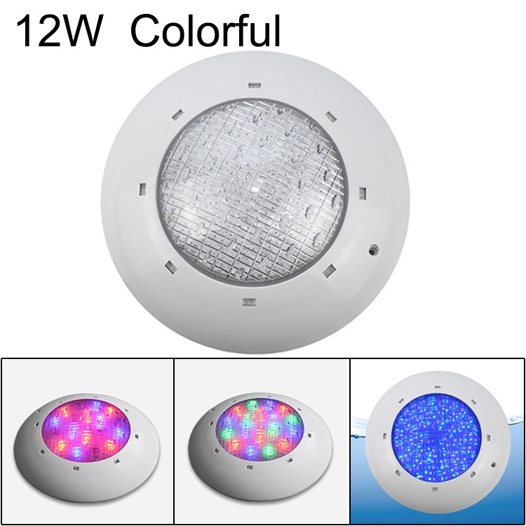 Lâmpada de Parede para Piscina em Plástico ABS, Luz Subaquática, 6W, 9W, 12W, 18W, 24W, 12x3W, 18x3W