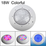 Lâmpada de Parede para Piscina em Plástico ABS, Luz Subaquática, 6W, 9W, 12W, 18W, 24W, 12x3W, 18x3W