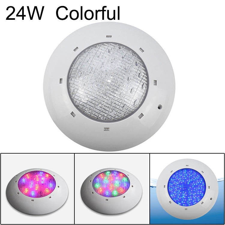 Lâmpada de Parede para Piscina em Plástico ABS, Luz Subaquática, 6W, 9W, 12W, 18W, 24W, 12x3W, 18x3W