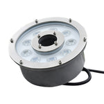 Luz de Fonte Subaquática LED em Anel de Liga de Alumínio para Paisagismo, 6W, 9W, 12W, 18W, 24W