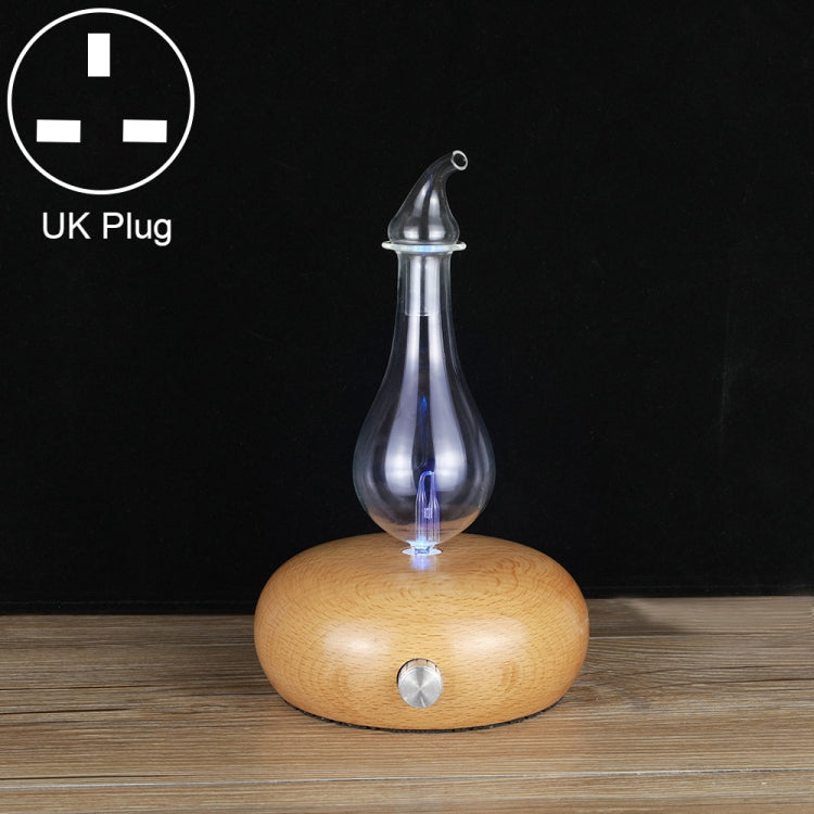 Difusor de Óleo Essencial de Madeira, Máquina de Aromaterapia, Plugue EU, Plugue UK
