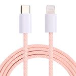 Cabo de Dados PD USB-C / Type-C para 8 Pinos, Comprimento do Cabo: 1m, 12W, 20W