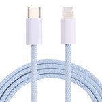 Cabo de Dados PD USB-C / Type-C para 8 Pinos, Comprimento do Cabo: 1m, 12W, 20W