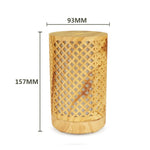 Humidificador Ultrassónico de 200ml com Padrão de Floresta Recortado em Madeira para Óleo Essencial, USB, Plugue AU, Plugue UK, Plugue US