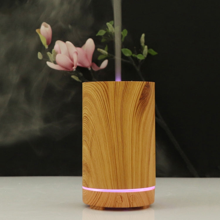 Humidificador Ultrassónico de 200ml com Padrão de Floresta Recortado em Madeira para Óleo Essencial, USB, Plugue AU, Plugue UK, Plugue US
