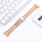 Correia de Relógio de Aço Pequena com Três Contas para Cintura, Para Samsung Galaxy Watch4 40mm / 44mm