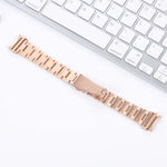 Correia de Relógio de Aço Pequena com Três Contas para Cintura, Para Samsung Galaxy Watch4 40mm / 44mm