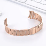 Correia de Relógio de Aço Pequena com Três Contas para Cintura, Para Samsung Galaxy Watch4 40mm / 44mm