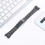 Correia de Relógio de Aço Pequena com Três Contas para Cintura, Para Samsung Galaxy Watch4 40mm / 44mm