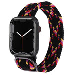 Correia trançada em nylon para Apple Watch Series, 7 41mm / 6&SE&5&4 40mm / 3&2&1 38mm