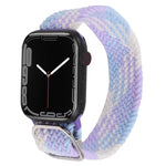 Correia trançada em nylon para Apple Watch Series, 7 41mm / 6&SE&5&4 40mm / 3&2&1 38mm