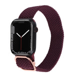 Correia trançada em nylon para Apple Watch Series, 7 41mm / 6&SE&5&4 40mm / 3&2&1 38mm