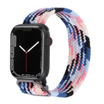 Correia trançada em nylon para Apple Watch Series, 7 41mm / 6&SE&5&4 40mm / 3&2&1 38mm