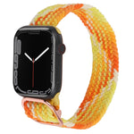Correia trançada em nylon para Apple Watch Series, 7 41mm / 6&SE&5&4 40mm / 3&2&1 38mm