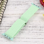 Correia trançada em nylon para Apple Watch Series, 7 41mm / 6&SE&5&4 40mm / 3&2&1 38mm