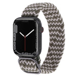 Correia trançada em nylon para Apple Watch Series, 7 41mm / 6&SE&5&4 40mm / 3&2&1 38mm