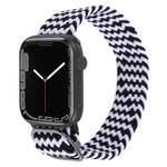 Correia trançada em nylon para Apple Watch Series, 7 41mm / 6&SE&5&4 40mm / 3&2&1 38mm