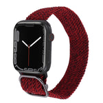 Correia trançada em nylon para Apple Watch Series, 7 41mm / 6&SE&5&4 40mm / 3&2&1 38mm