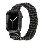 Correia trançada em nylon para Apple Watch Series, 7 41mm / 6&SE&5&4 40mm / 3&2&1 38mm