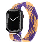 Correia trançada em nylon para Apple Watch Series, 7 41mm / 6&SE&5&4 40mm / 3&2&1 38mm