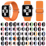 Correia trançada em nylon para Apple Watch Series, 7 41mm / 6&SE&5&4 40mm / 3&2&1 38mm