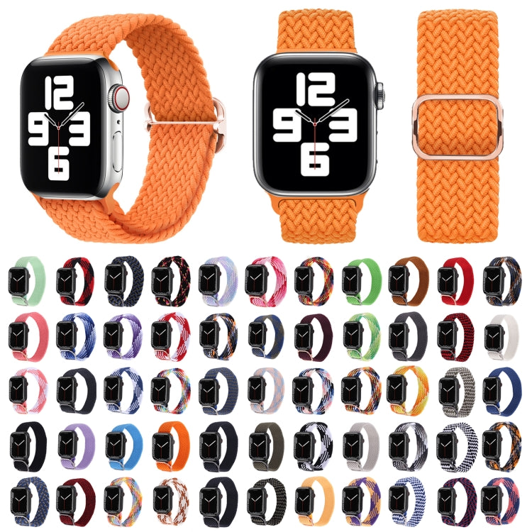 Correia trançada em nylon para Apple Watch Series, 7 41mm / 6&SE&5&4 40mm / 3&2&1 38mm