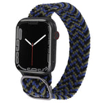 Pulseira Trançada de Nylon para Apple Watch Series, 7 45mm / 6&SE&5&4 44mm / 3&2&1 42mm