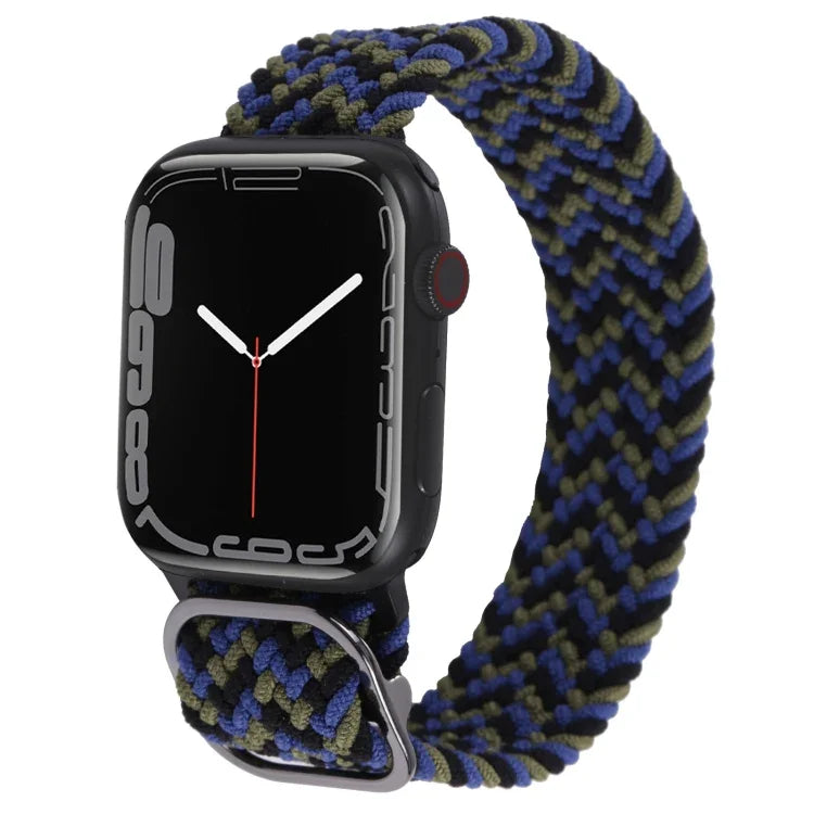 Pulseira Trançada de Nylon para Apple Watch Series, 7 45mm / 6&SE&5&4 44mm / 3&2&1 42mm