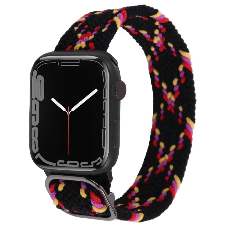 Pulseira Trançada de Nylon para Apple Watch Series, 7 45mm / 6&SE&5&4 44mm / 3&2&1 42mm
