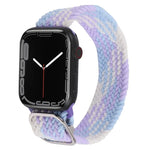 Pulseira Trançada de Nylon para Apple Watch Series, 7 45mm / 6&SE&5&4 44mm / 3&2&1 42mm
