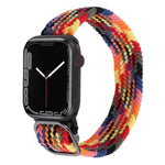 Pulseira Trançada de Nylon para Apple Watch Series, 7 45mm / 6&SE&5&4 44mm / 3&2&1 42mm